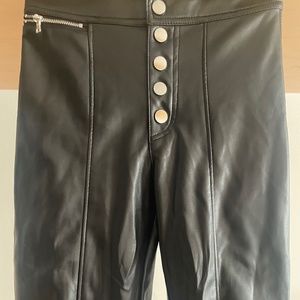 H&M Faux Matte Leather Pants